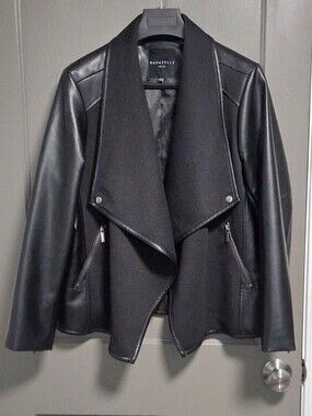 Bagatelle Draped Motorcycle Jacket 2X